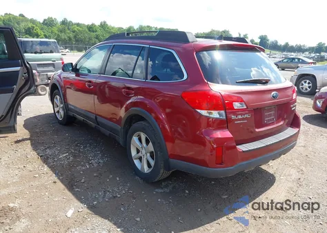 2014 Subaru Outback 2.5I Premium z USA, uszkodzony, nr VIN 4S4BRCDC9E3252951